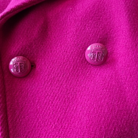 Talbots Wool Blend Double Breasted Pea Coat. - Picture 9 of 10